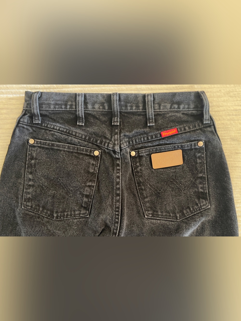 Wrangler Black Washed jeans size 7x34 style number 14mwzwk